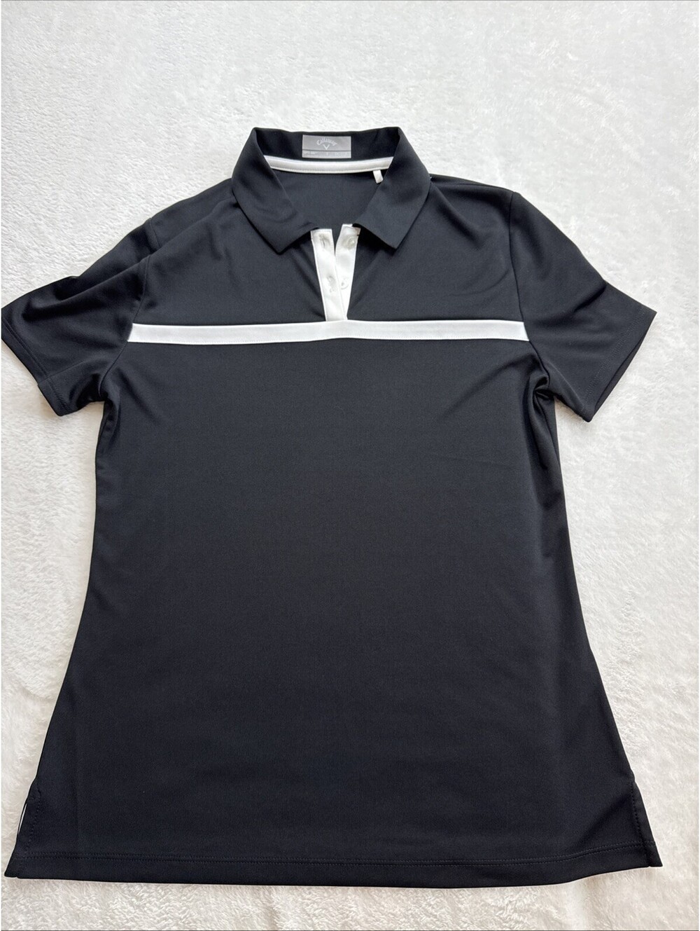 Callaway Opti-Dri Short Sleeve Colorblock Activewear Top S (2457)